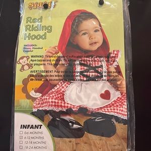 Red riding hood costume 6 to 12 months